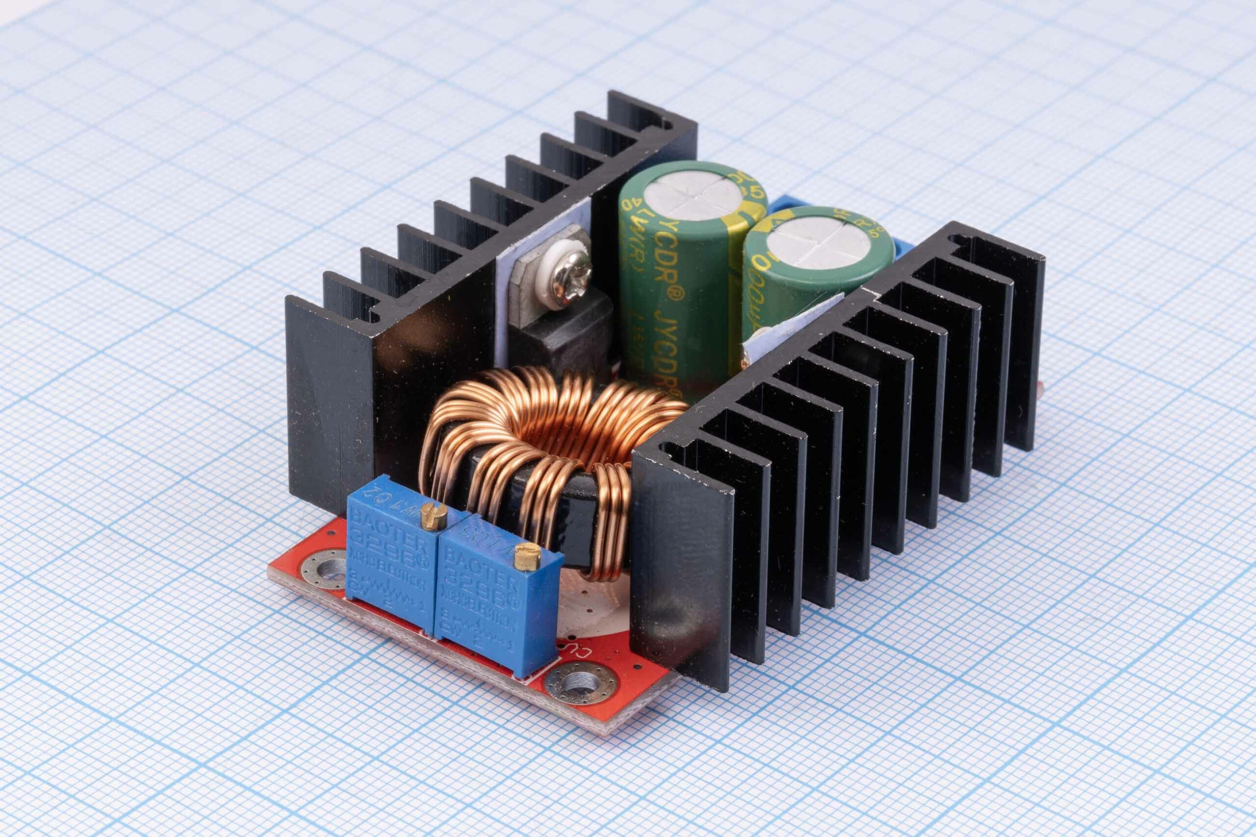 Перетворювач напруги, підвищуючий/знижуючий, стабілізаційний, DC-DC, 10-35V/1-35V 12A