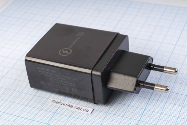 Зарядний пристрій HC-376 Quick Charge 3.0, 4xUSB-A