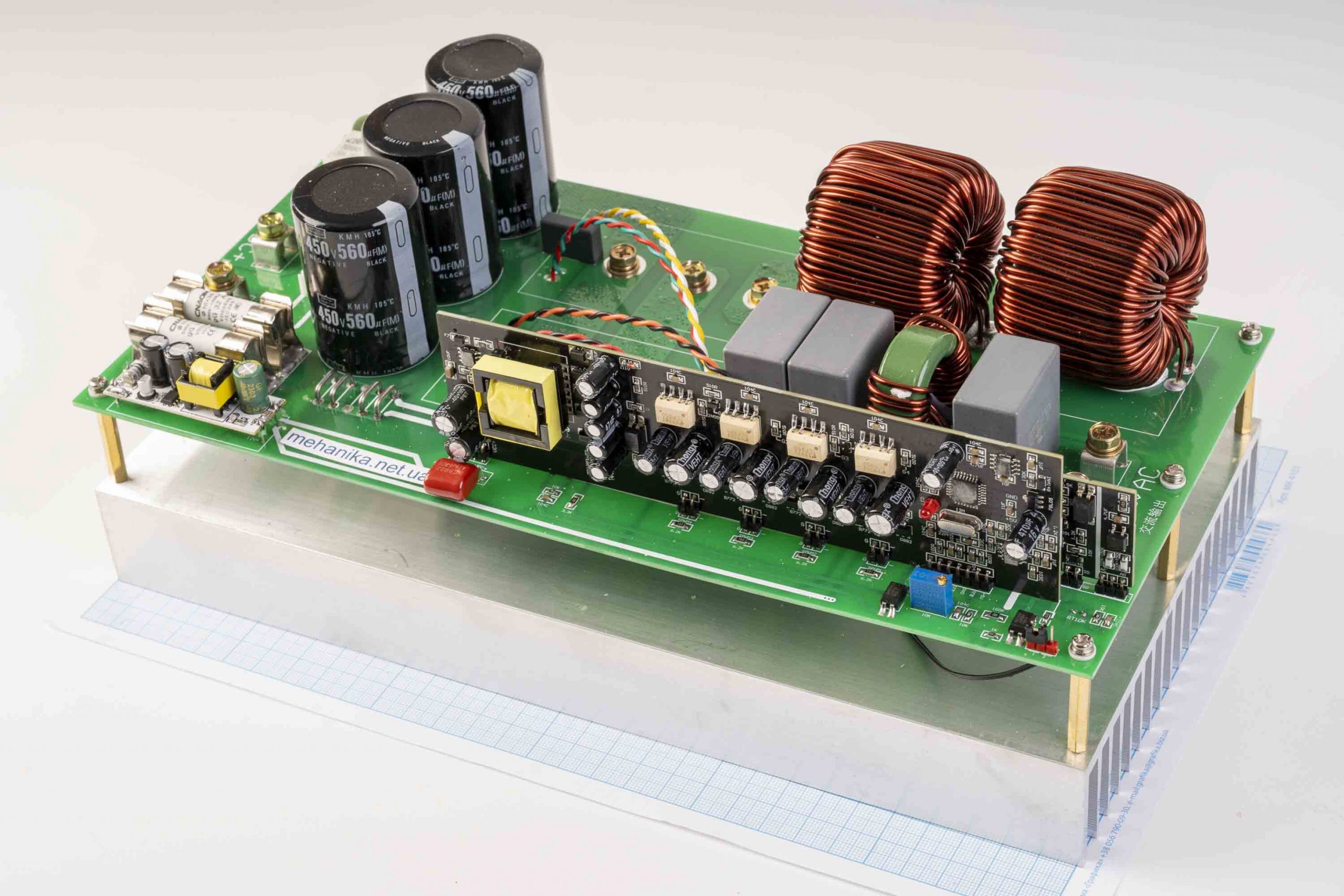 Модуль інвертора DC-АC 10000W (10kW), DC320-430V/АC220V, чиста синусоїда, тільки плата