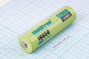 Акумулятор Li-Ion UnitlFree 18650 2000mAh/10A, 12800mWh