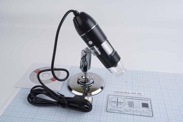Мікроскоп USB, цифровий (50x-1600x) з LED підсвічуванням