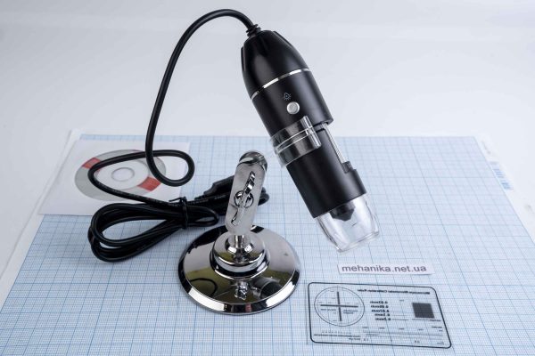 Мікроскоп USB, цифровий (50x-1600x) з LED підсвічуванням
