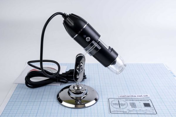Мікроскоп USB, цифровий (50x-1600x) з LED підсвічуванням