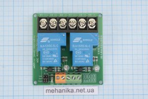 2-канальний модуль реле 12V30А SLA-12VDC-SLC