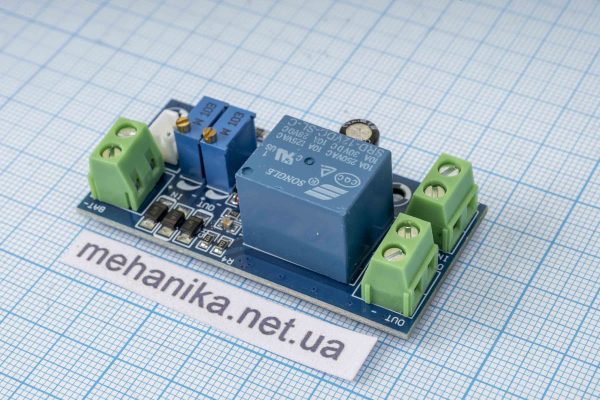 Плата управління зарядкою акумулятора 12V, захист від пониженої напруги, YX-X802 - Зображення 3