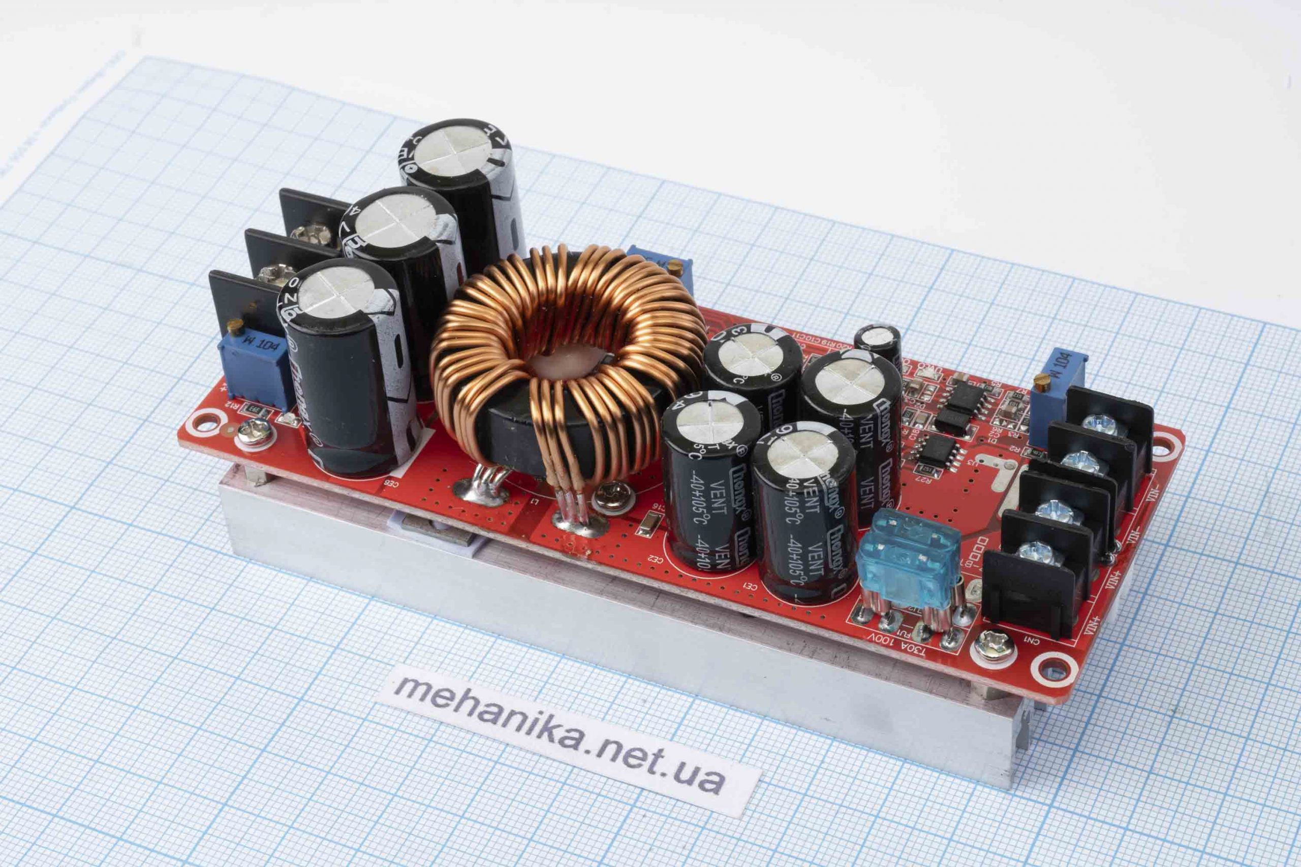 Перетворювач напруги підвищуючий, DC-DC, 10-60V/12-83V 18A 1200W