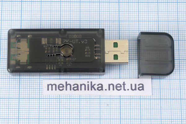 USB тестер ZK-UT v3, вольт – амперметр постійного струму