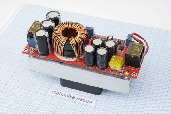 Перетворювач напруги підвищуючий, DC-DC, 10-60V/12-90V 22A 1800W, з кулером