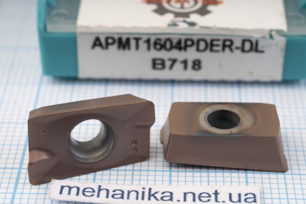 Вставка фрезерна, різець APMT1604PDER-DL B718 55 HRC