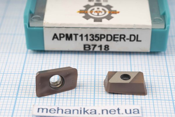 Вставка фрезерна, різець APMT1135PDER-DL B718 55 HRC