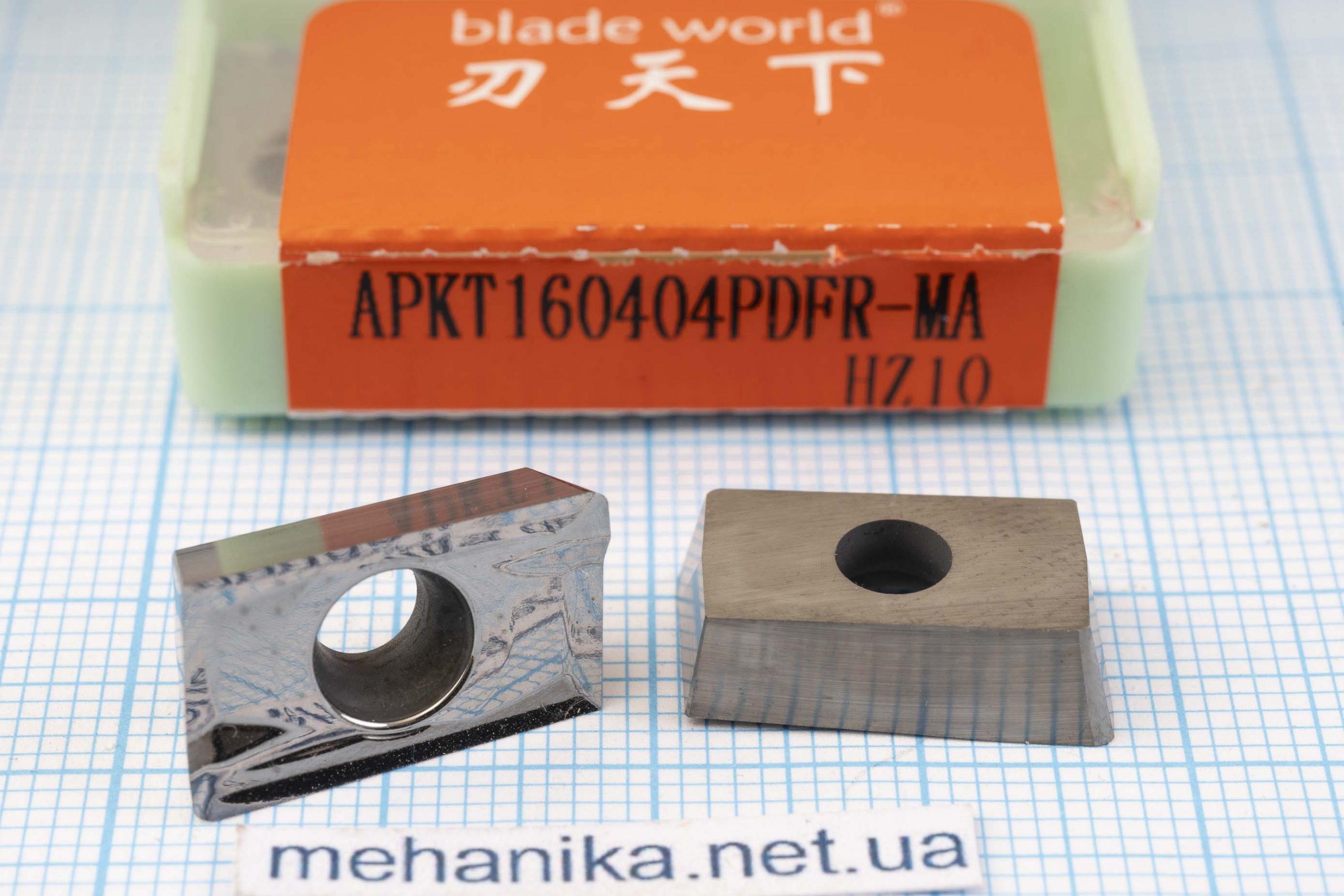 Вставка фрезерна (різець) APKT160404PDFR-MA HZ10 BLADEWORLD 45 HRC