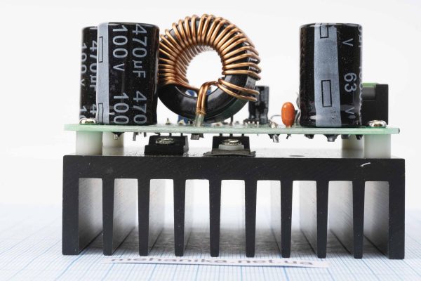 Перетворювач напруги, підвищуючий, стабілізаційний 600W DC-DC, 12-60V/12-80V 16A, з радіатором