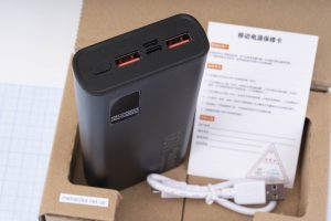 Повербанк 20000 mAh 66W, PD3.0/QC4.0, 2xUSB/Type-C