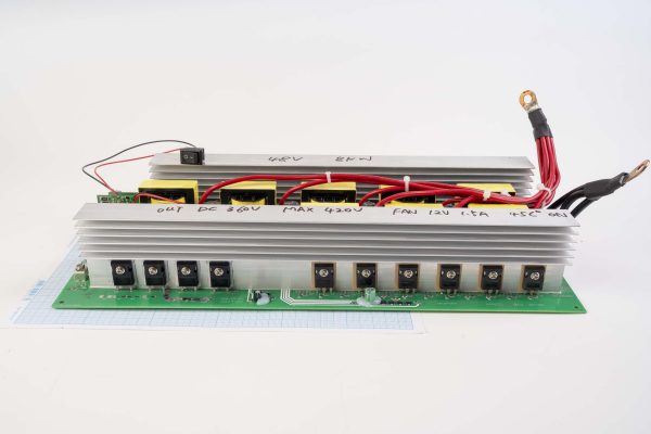 Модуль інвертора підвищуючий, трансформаторний, DC-DC 10000W (10kW) 48V/320-420V, тільки плата