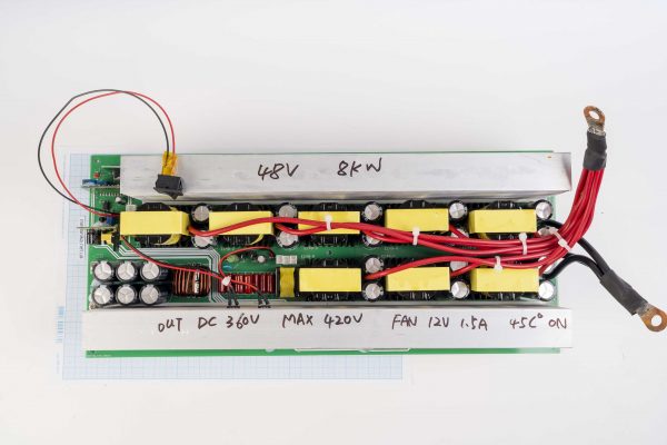Модуль інвертора підвищуючий, трансформаторний, DC-DC 10000W (10kW) 48V/320-420V, тільки плата