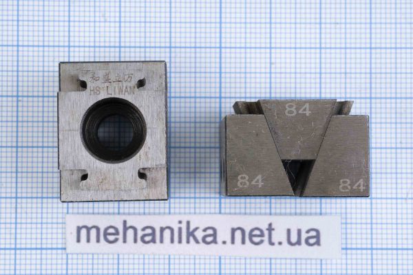 Блок затискний, клиновий, кріплення з боку, сталь M6