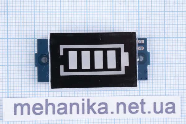 Панель індикатор рівня заряду для Li-Ion 3S акумуляторів, DC12.6V