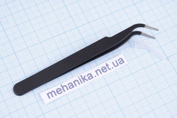 Пінцет загнутий TS-15, антистатичний, не магнітний, нержавіюча сталь