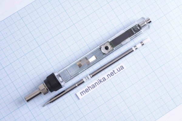Електричний паяльник T12, DC12-24V, OLED екран, 72W, регулювання температури