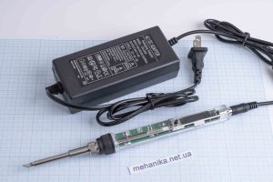 Електричний паяльник T12, DC12-24V, OLED екран, 72W, регулювання температури