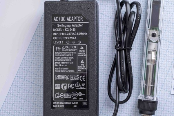 Електричний паяльник T12, DC12-24V, OLED екран, 72W, регулювання температури