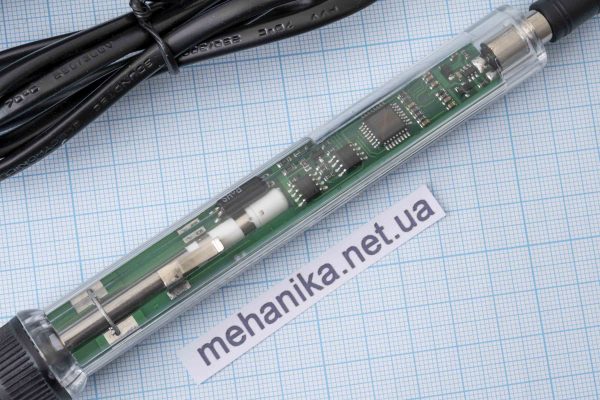 Електричний паяльник T12, DC12-24V, OLED екран, 72W, регулювання температури
