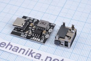 Плата powerbank Type-C+USB-A 5V/2.4A Li-Ion акумулятор з індикацією заряду