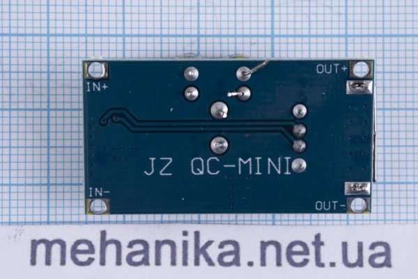 Модуль живлення знижуючий JZ QC-MINI DC-DC 12V/24W, швидка зарядка QC3.0