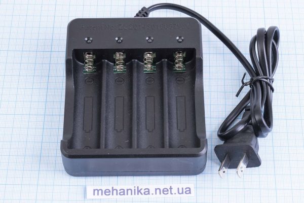 Зарядний пристрій HD-077B на 4 канали 18650 Li-Ion