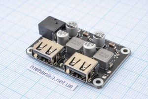 Контролер заряду Li-ion QC3.0 перетворювач напруги знижуючий, DC-DC, для сонячних батарей