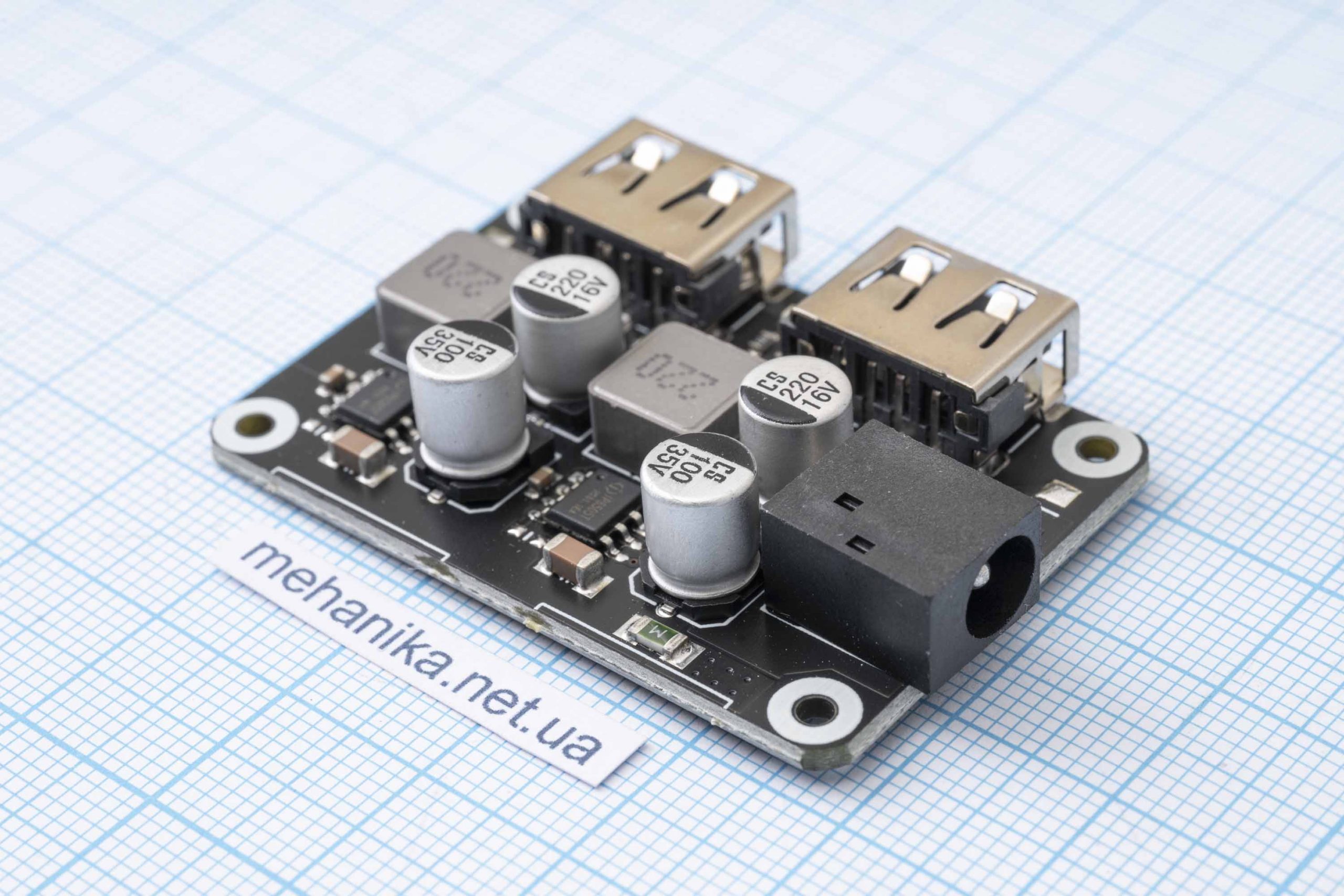 Контролер заряду Li-ion QC3.0 перетворювач напруги знижуючий, DC-DC, для сонячних батарей