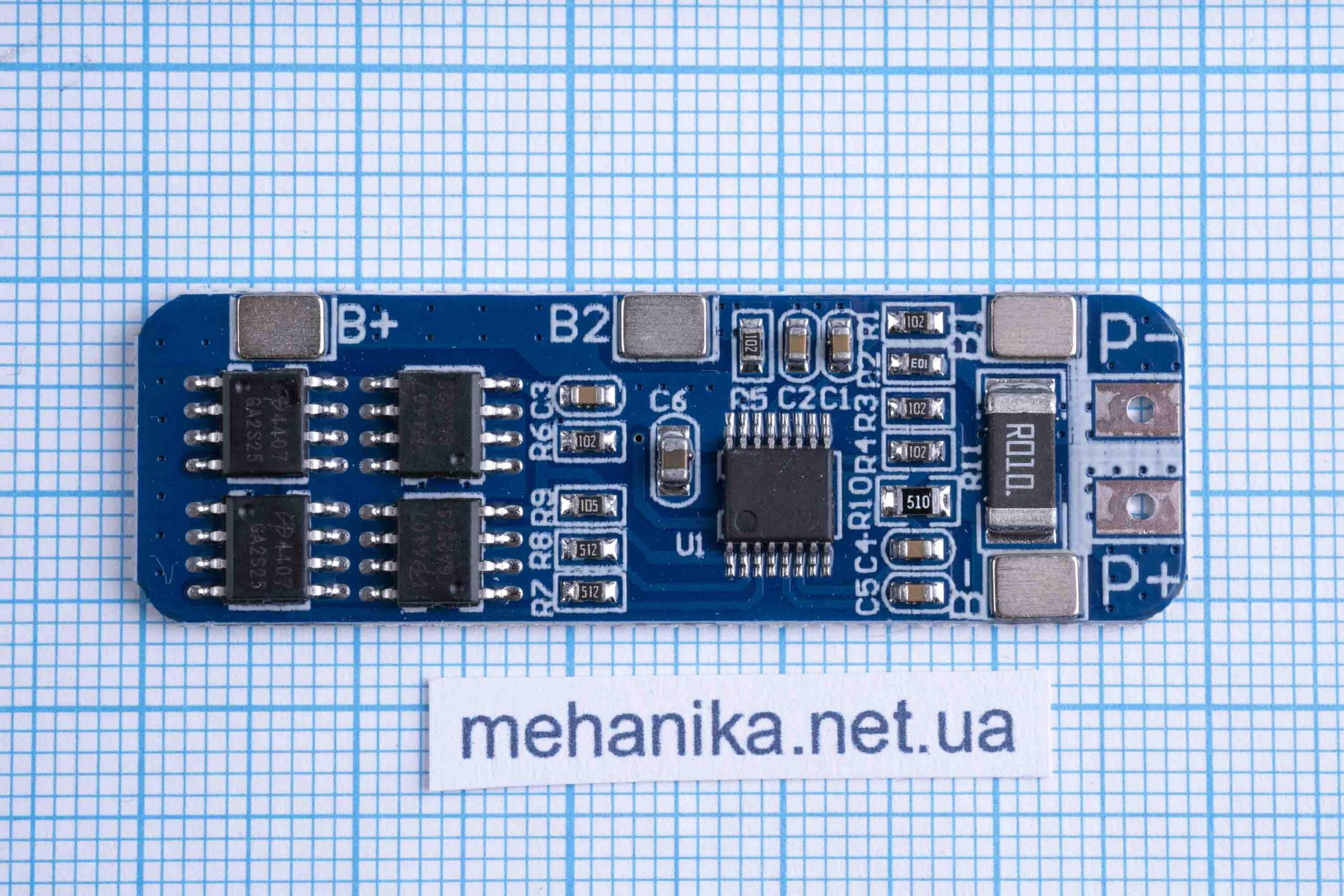 BMS-контролер заряду HX-3S-01 для для Li-Ion, 3S/10A/12.6V