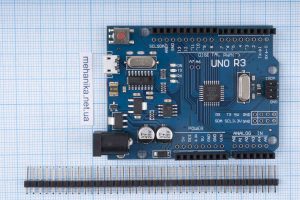 Плата мікроконтролера Arduino UNO R3 ATmega328P CH340G, microUSB