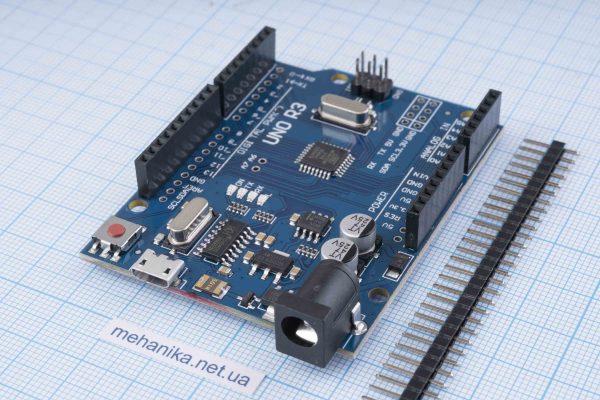 Плата мікроконтролера Arduino UNO R3 ATmega328P CH340G, microUSB