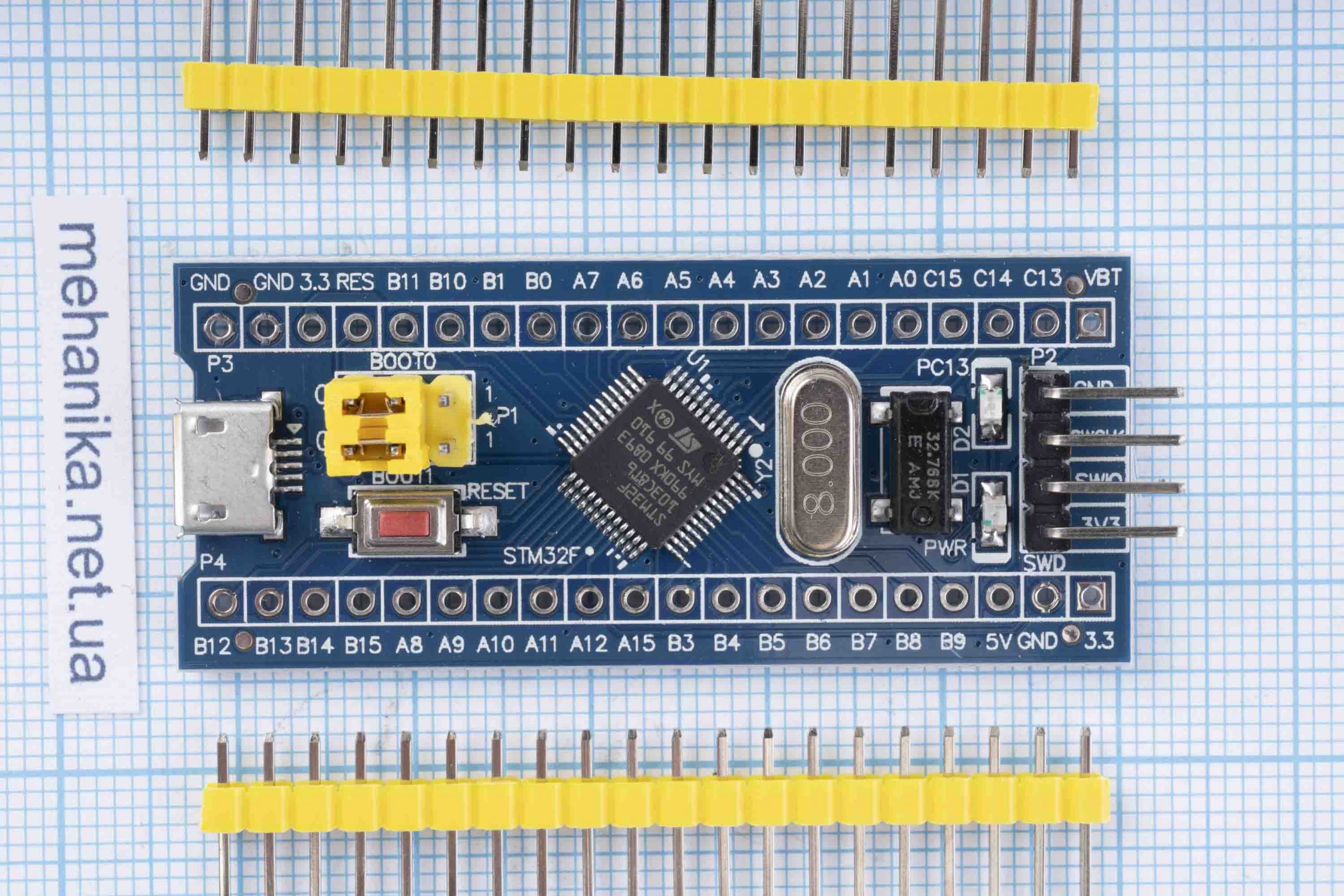 Налагоджувальна плата розробника STM32F103C8T6/ARM STM32 (Cortex-M3)