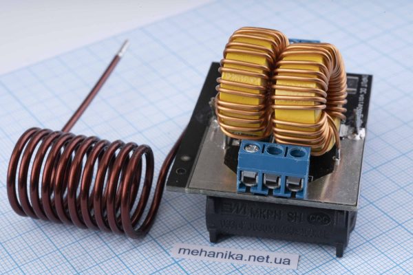 Індукційний нагрівач, вихровий, ZVS 120W, DC 5-12V/20A