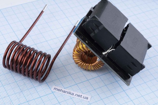 Індукційний нагрівач, вихровий, ZVS 120W, DC 5-12V/20A