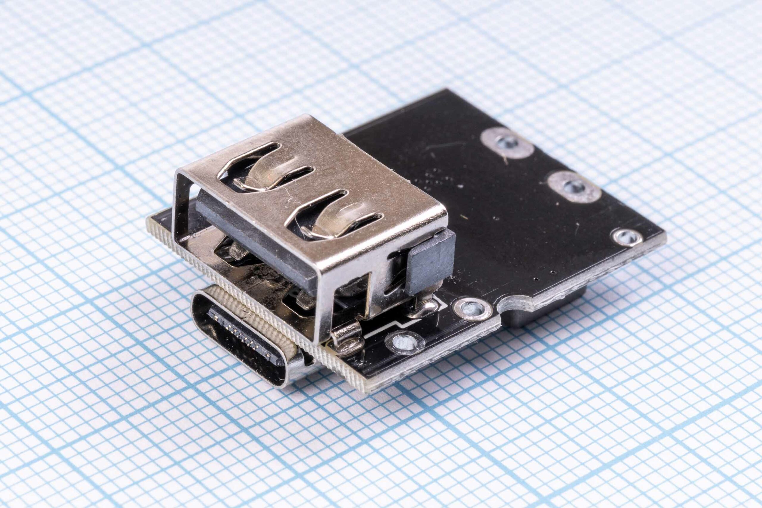 Плата powerbank Type-C+USB-A 5V/2.4A Li-Ion акумулятор з індикацією заряду