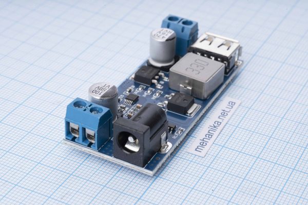 Перетворювач напруги знижуючий XY-3606, DC-DC, 9-36V/5.2V 5A, 25W