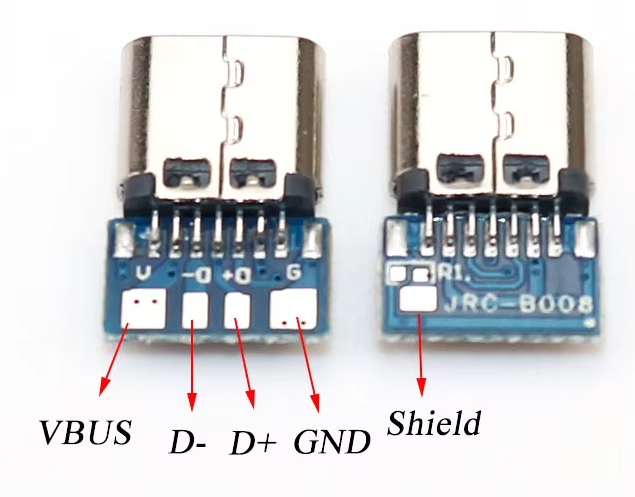 Роз'єм гніздо JRC-B008 Type-C USB 3.1 на платі