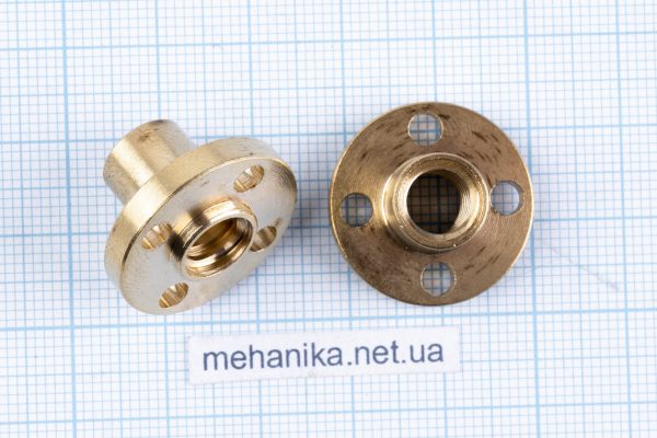 Трапецеїдальна гайка T8, однозахідна