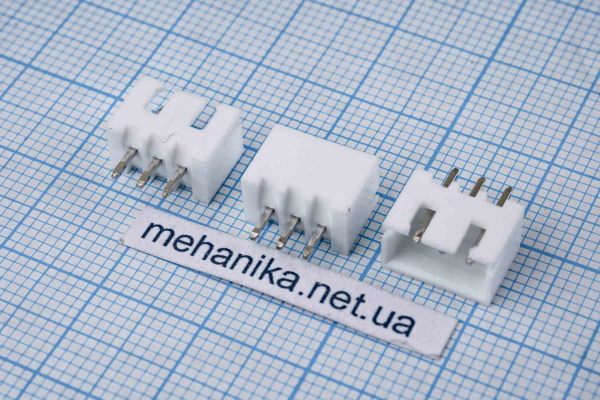 Роз'єм XH2.54 тато, XH-3, 3 PIN, 100 шт