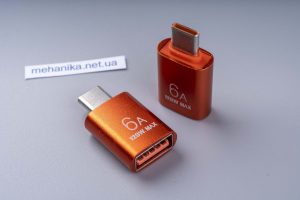 Adapter-perehidnik USB-A/USB Type-C, 6A/120W, 480 Mbit/s