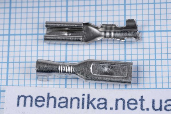 Клема - наконечник пружинний 2.8, 0.3, мама, 100 шт
