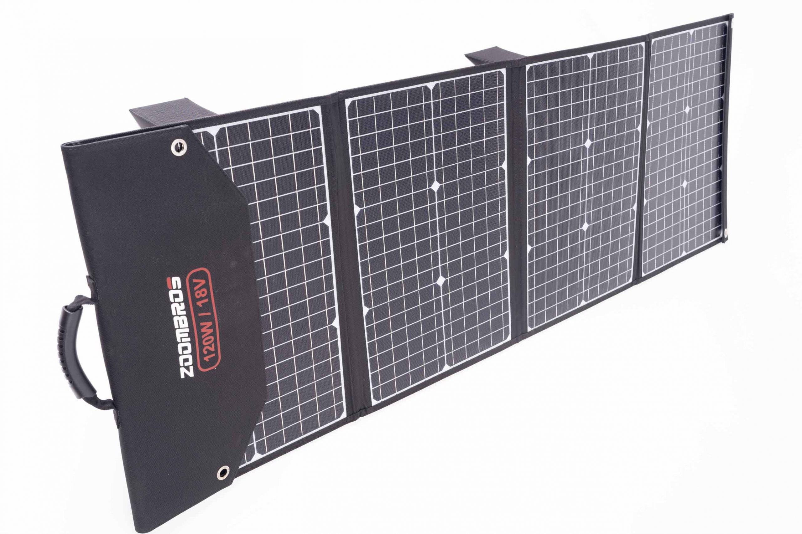 Сонячна панель Zoombros 120W/18V, складана, 4 сегменти