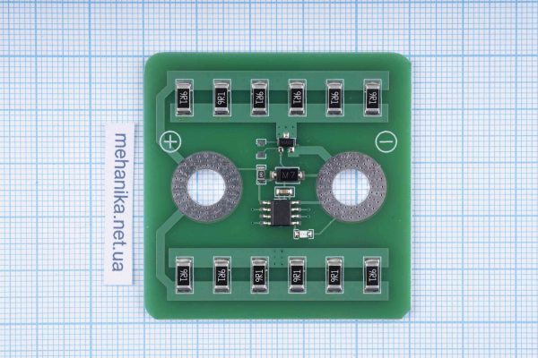 Плата захисту (балансир) суперконденсатора/іоністора, 2.7V/3000F, квадратна