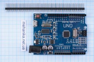Плата мікроконтролера Arduino UNO ATmega328P, microUSB