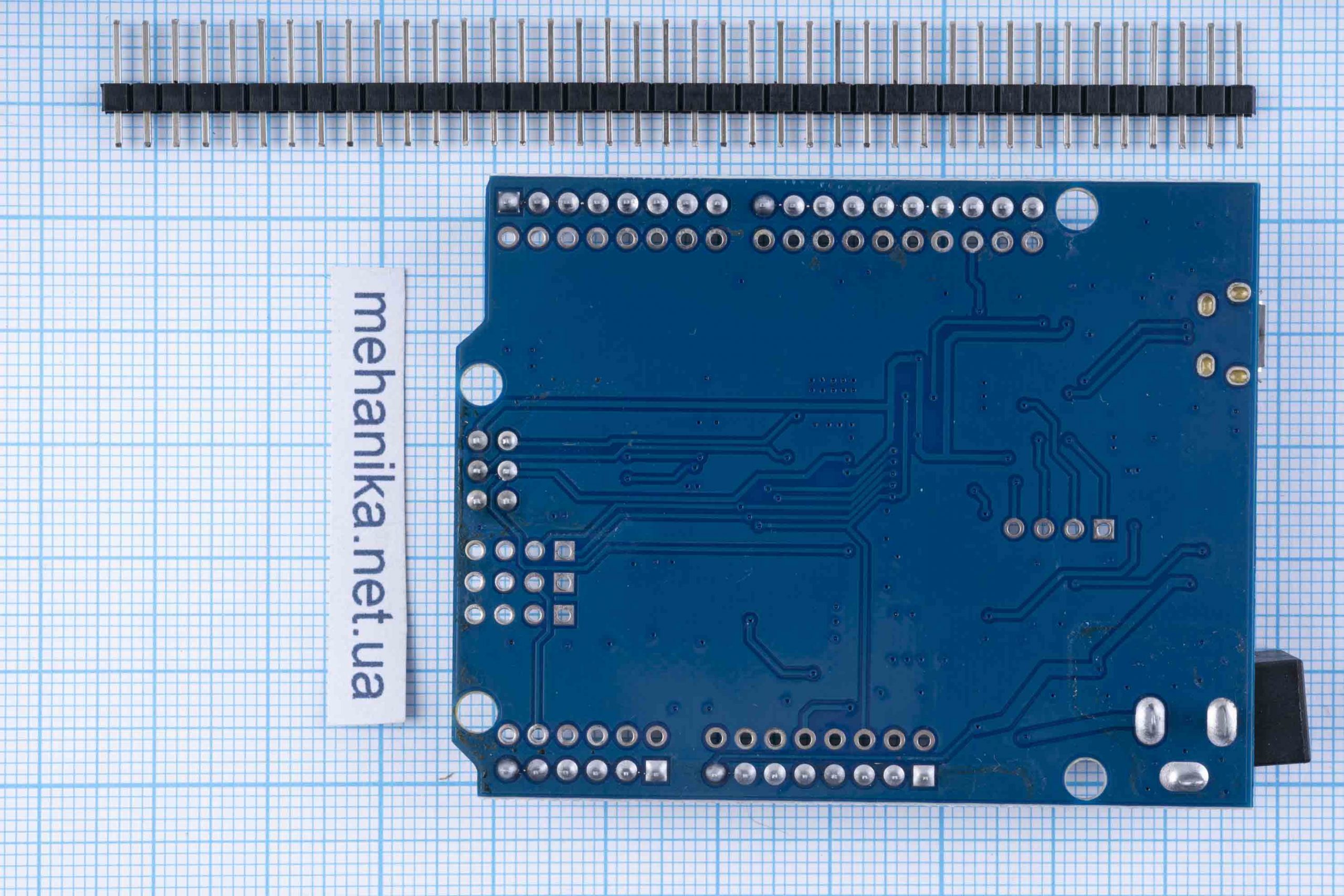 Плата мікроконтролера Arduino UNO ATmega328P, microUSB