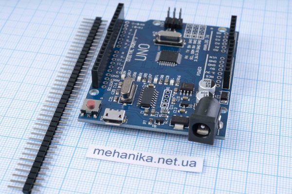 Плата мікроконтролера Arduino UNO ATmega328P, microUSB