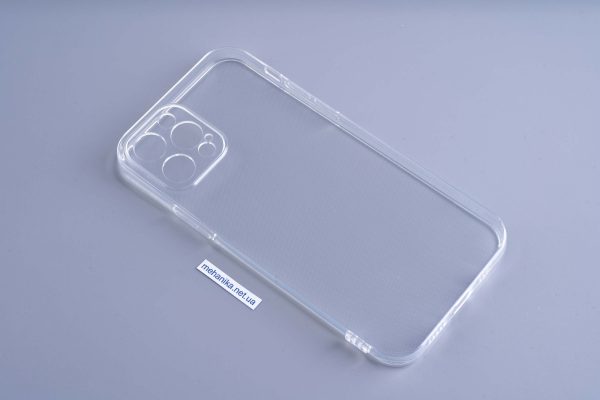 Силіконовий чохол для iPhone 12 Pro, прозорий